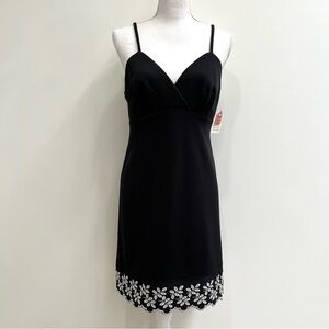 Dead stock Y2K vintage Fredrick’s of Hollywood black spaghetti strap sexy dress
